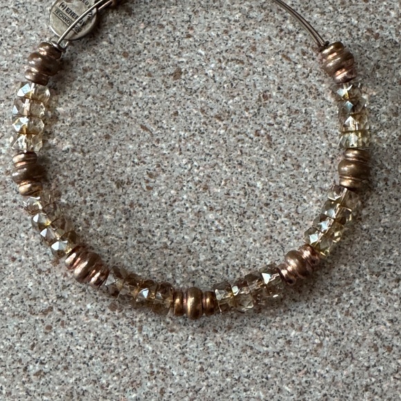 Alex & Ani - Set of 3 Bangle Bracelets - 1 With Love Charm & 2 With Beads - Picture 4 of 4